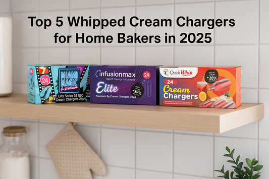Top 5 Whipped Cream Chargers for Home Bakers in 2025