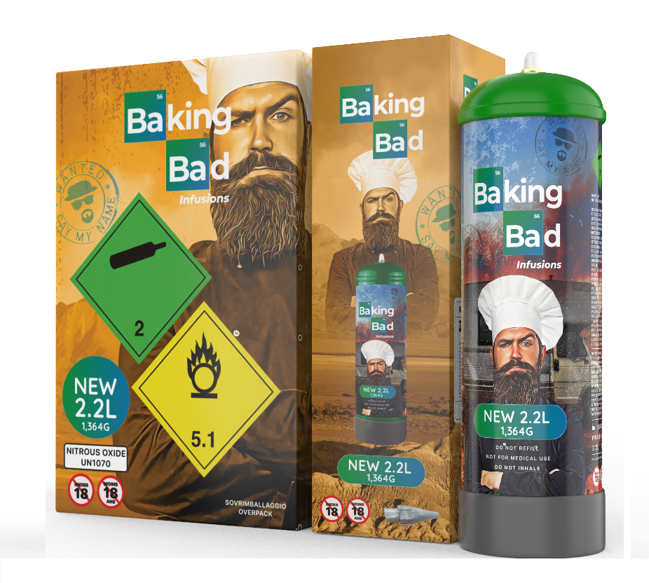 Baking Bad 2.2L N2O Cream Charger Canister