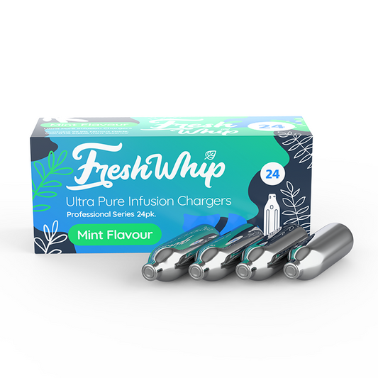 FreshWhip  MINT 24Packs - 8.2g N2O Cream Whipper Chargers- SUPER SALE 50% OFF
