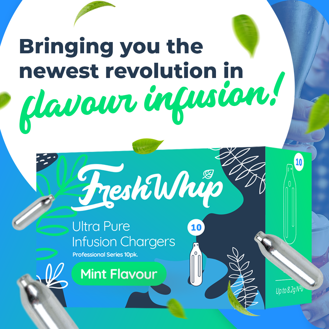 FreshWhip MINT - 8.2g N2O Cream Chargers Overstocked SUPER SALE 50%OFF ALL ITEMS!!!