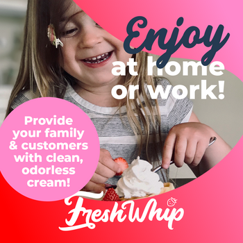 FreshWhip STRAWBERRY - 50 Packs - 8.2g N2O Cream Chargers - WHOLESALE Minimum 1 Carton