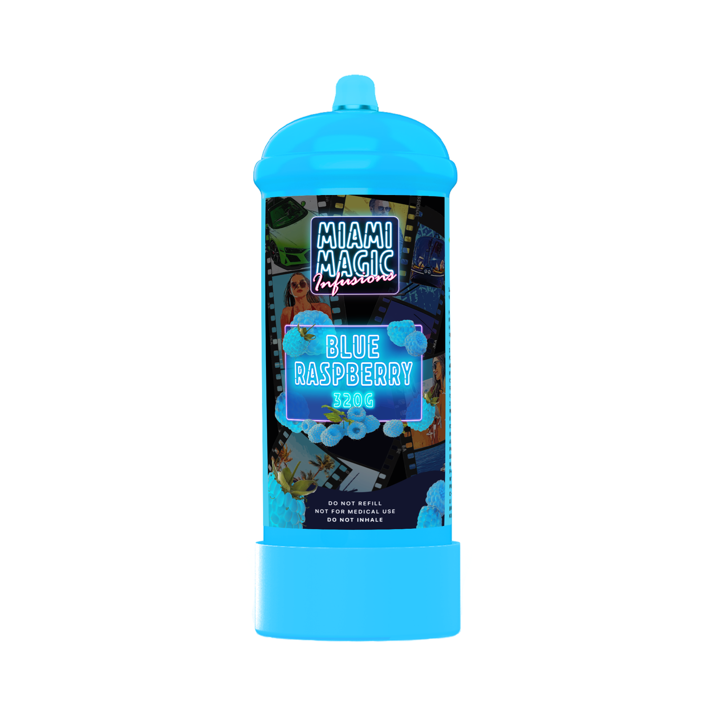Miami Magic 320g Flavoured N2O Cream Charger Canisters
