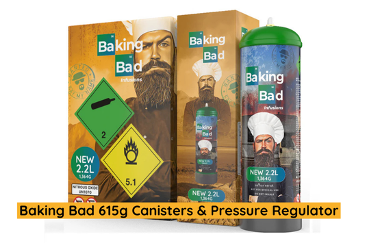 How to Use Baking Bad 615g Canisters with a Pressure Regulator for Precision?