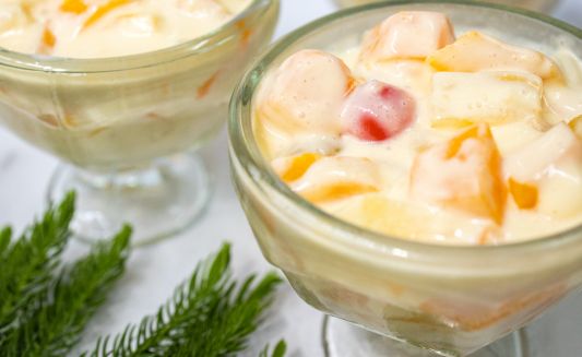 Creamy Christmas Fruit Salad Recipe