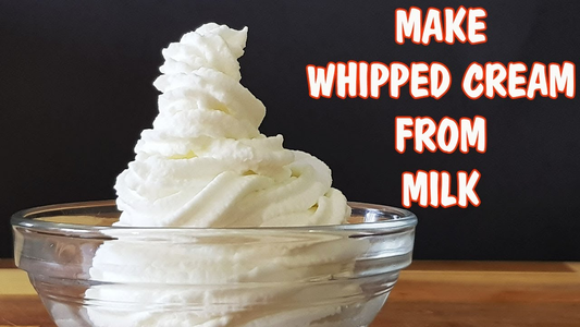 How to Make Whipped Cream with Milk - Can You Really Make Whipped Cream with Milk?