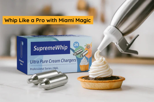 How to Get Restaurant-Quality Whipped Cream at Home with Miami Magic 615g?