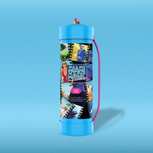 Miami Magic Infusion equipment for a professional culinary setup with a large-capacity cream charger.