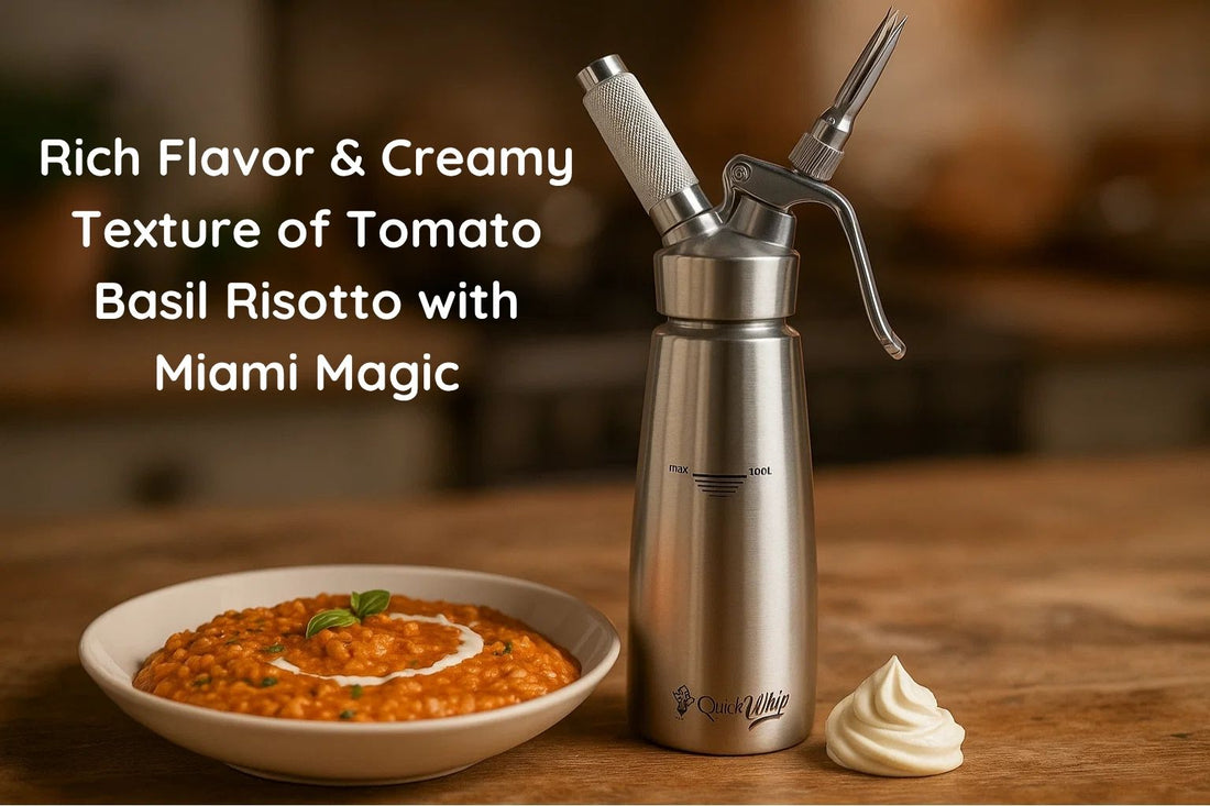 Rich Flavor and Creamy Texture of Tomato Basil Risotto with Miami Magic