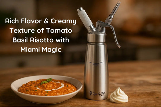 Rich Flavor and Creamy Texture of Tomato Basil Risotto with Miami Magic
