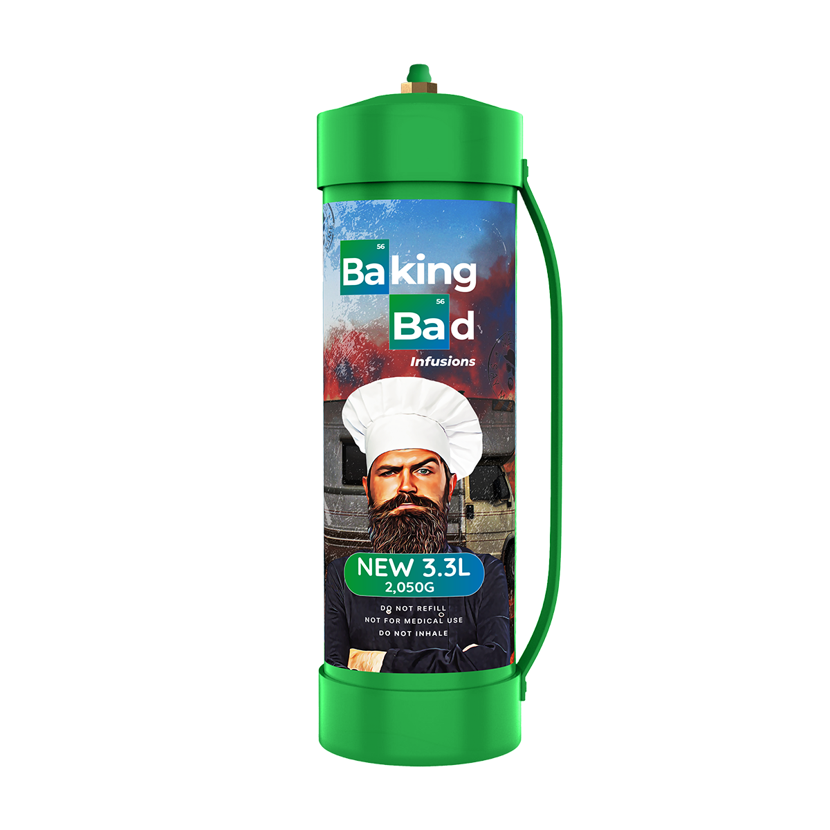 New for 2023 Baking Bad 3.3L N2O Canister