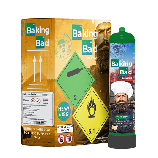 New for 2023 Baking Bad 615g N2O Canister