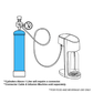Miami Magic Infusions 2.2L N2O Cream Charger Canister