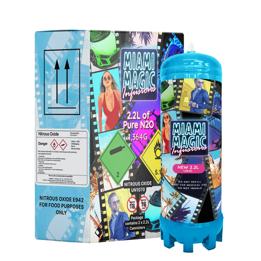 Miami Magic Infusions 2.2L N2O Canister