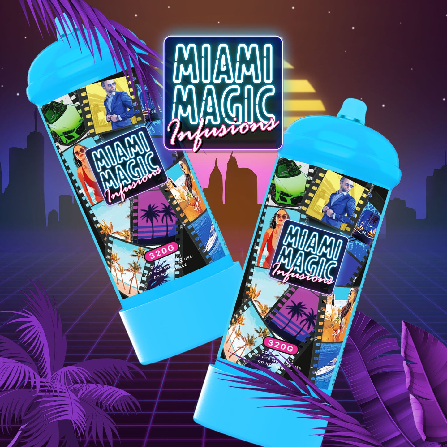 Miami Magic Infusions 320g N20 Cream Charger Canister