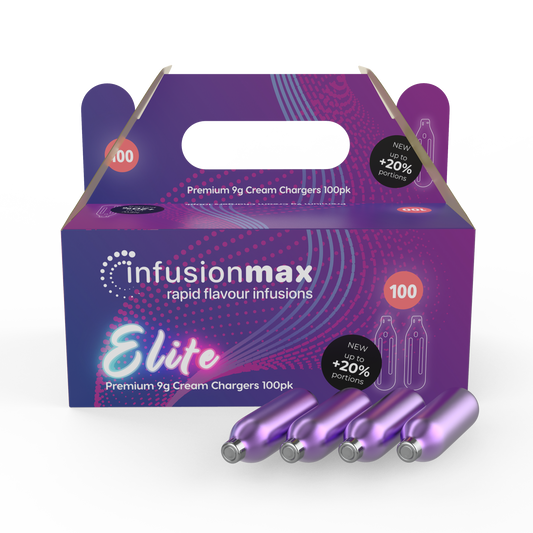9g InfusionMax Elite Whipped Cream Chargers