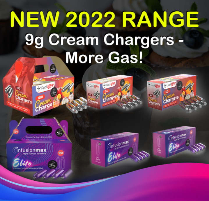 9g Cream Chargers - 24pks Wholesale