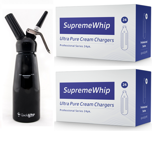 High-quality whipped cream chargers
