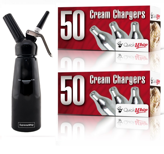 Quickwhip cream chargers 0.5l starter pack